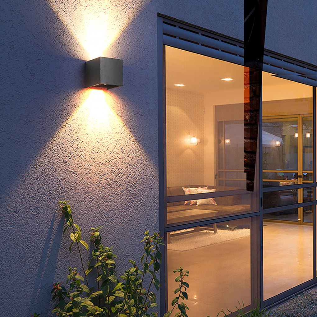 Blin Square Adjustable Modern Aluminum Outdoor Lights