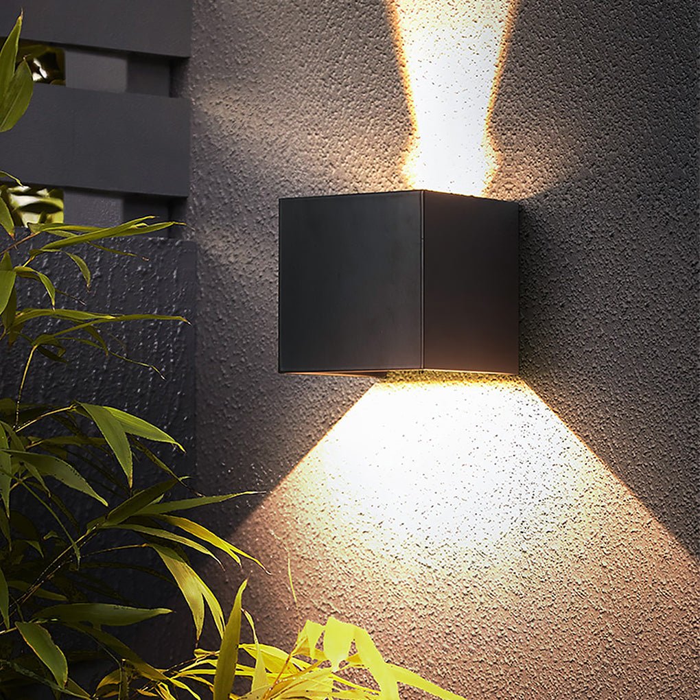 Blin Square Adjustable Modern Aluminum Outdoor Lights