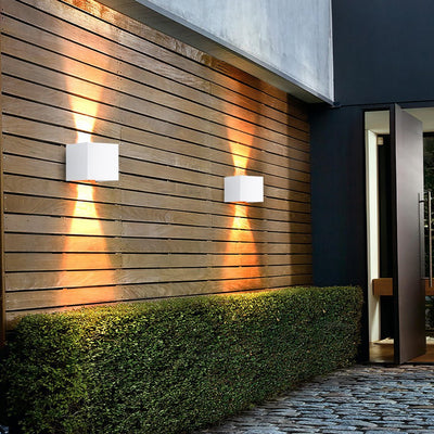 Blin Square Adjustable Modern Aluminum Outdoor Lights
