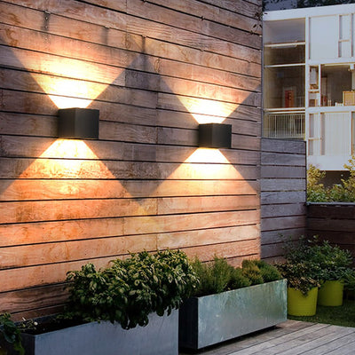 Blin Square Adjustable Modern Aluminum Outdoor Lights