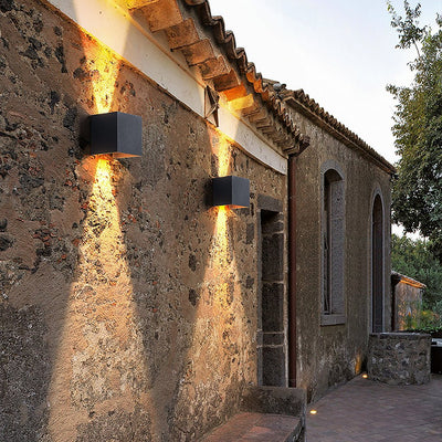 Monroe Adjustable Beam Angle Aluminum Outdoor Wall Lights