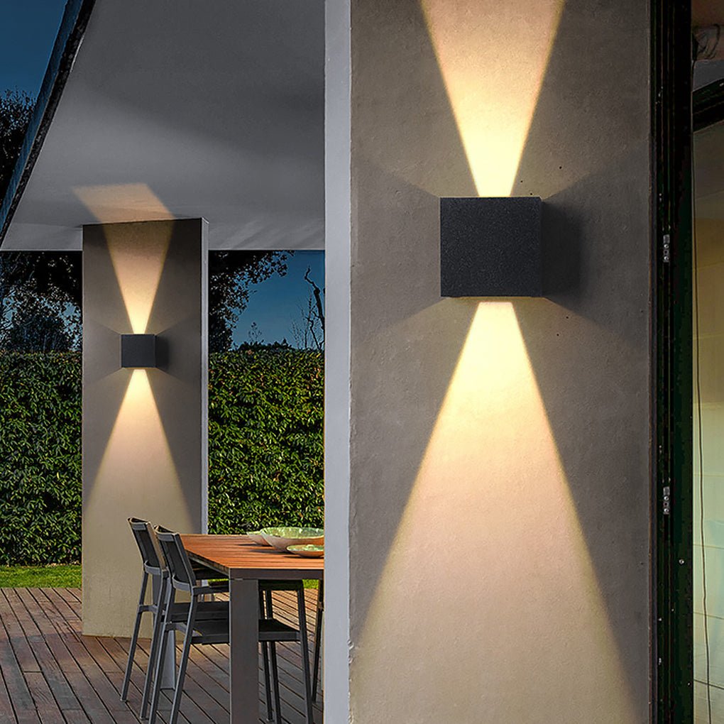 Monroe Adjustable Beam Angle Aluminum Outdoor Wall Lights