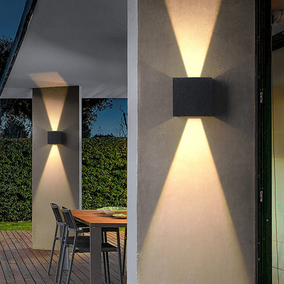 Monroe Adjustable Beam Angle Aluminum Outdoor Wall Lights