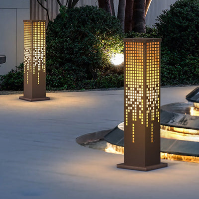 Ken Stylish Landscape Stainless Steel Outdoor Bollard Lights