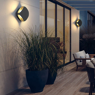 Forbes Square LED  Modern Aluminum Outdoor Wall Fence Post Light