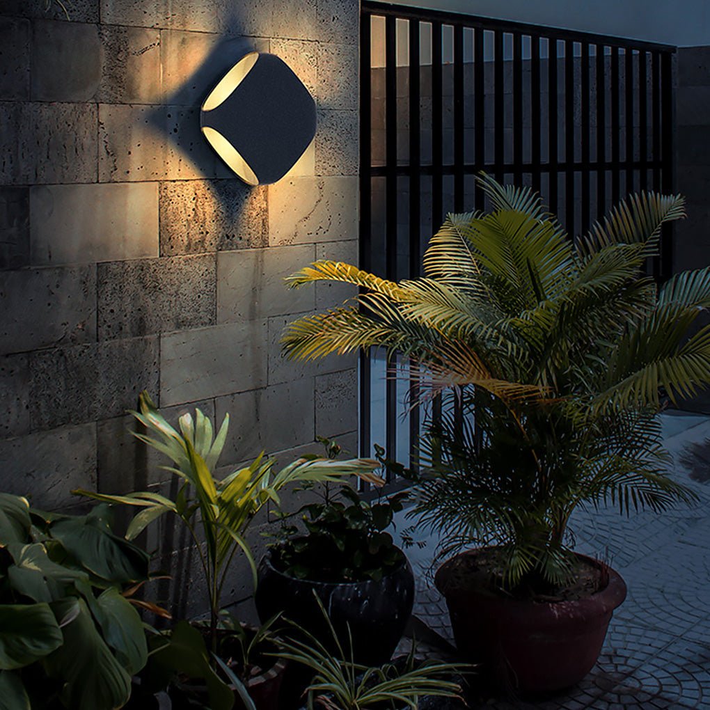 Forbes Square LED  Modern Aluminum Outdoor Wall Fence Post Light