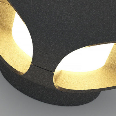 Forbes Square LED  Modern Aluminum Outdoor Wall Fence Post Light