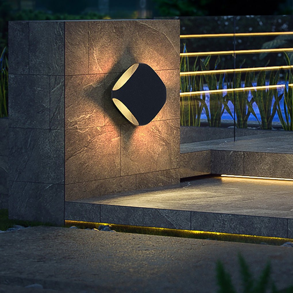 Forbes Square LED  Modern Aluminum Outdoor Wall Fence Post Light