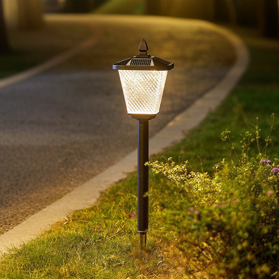 Lara Lawn Stakes Solar LED Aluminum Outdoor Lights