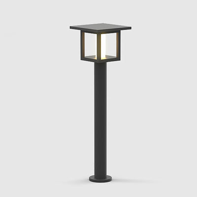Freea Vintage Wide Top LED Glass Outdoor Post Lights