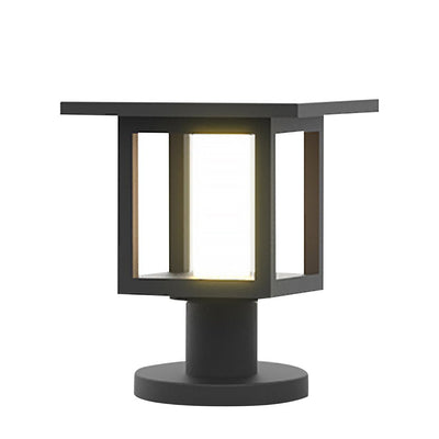 Freea Vintage Wide Top LED Glass Outdoor Post Lights