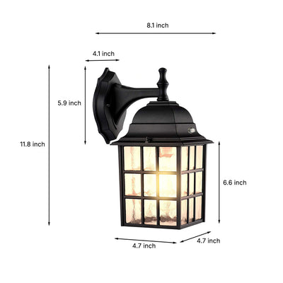 Abail Classic Unique Aluminum Outdoor Wall Lights