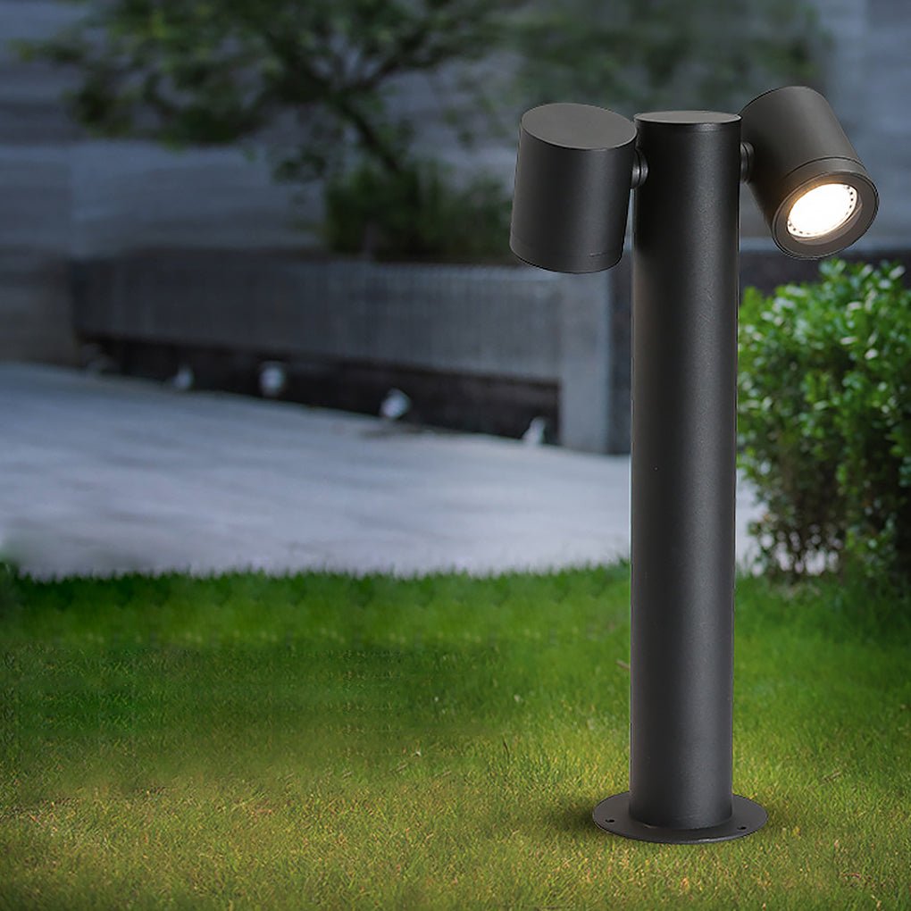 Melvin Dual-Head Landscapes Aluminum Outdoor Lawn Light