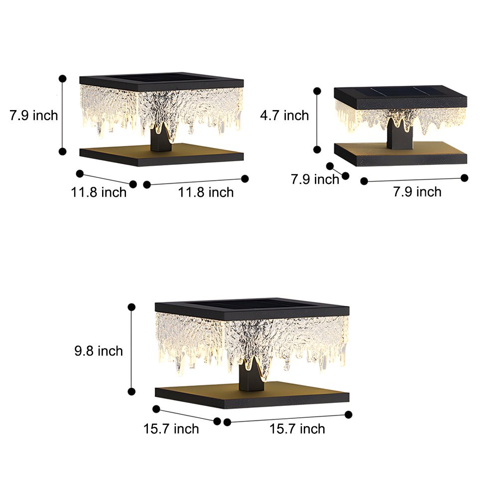 Ambitious Creative Modern Outdoor Fence Post Lights