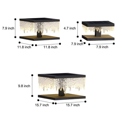 Ambitious Creative Modern Outdoor Fence Post Lights