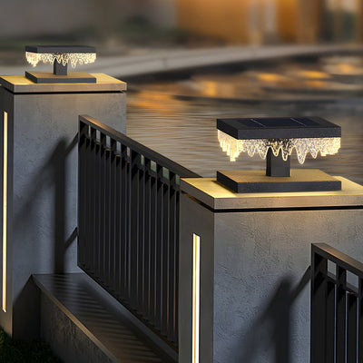 Ambitious Creative Modern Outdoor Fence Post Lights