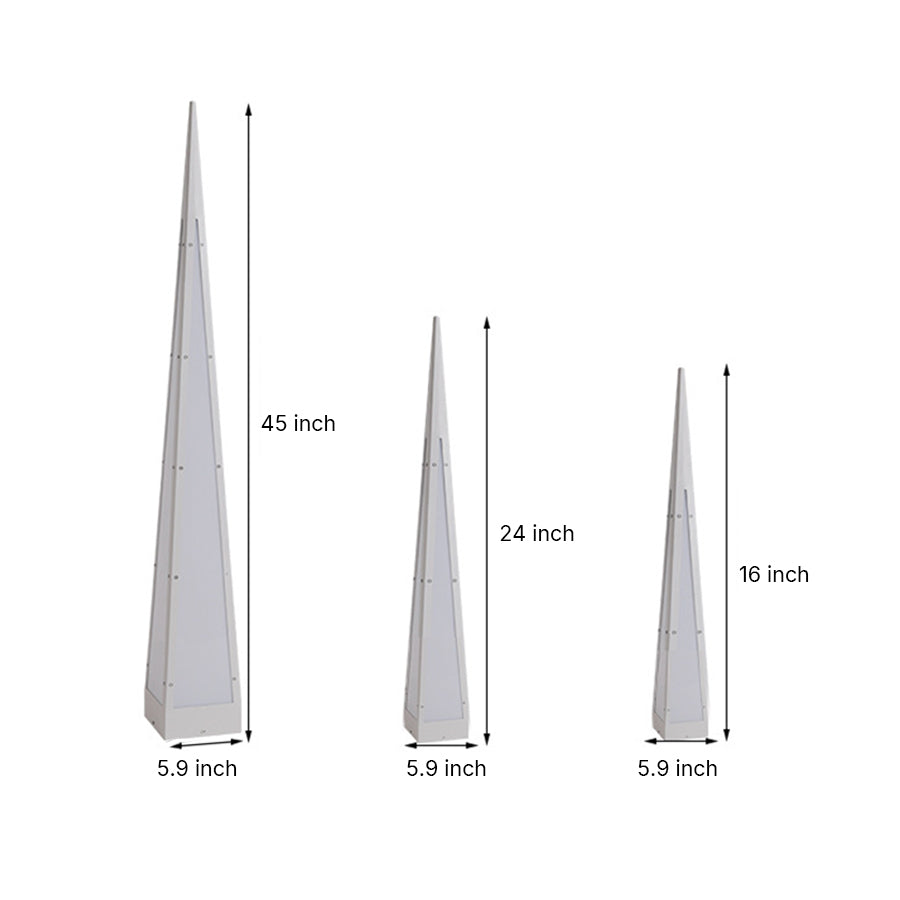 Fremn Geometric Stainless Steel Outdoor Floor Lamp